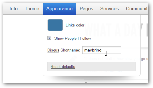Проверка настроек внешнего вида и восстановления параметров