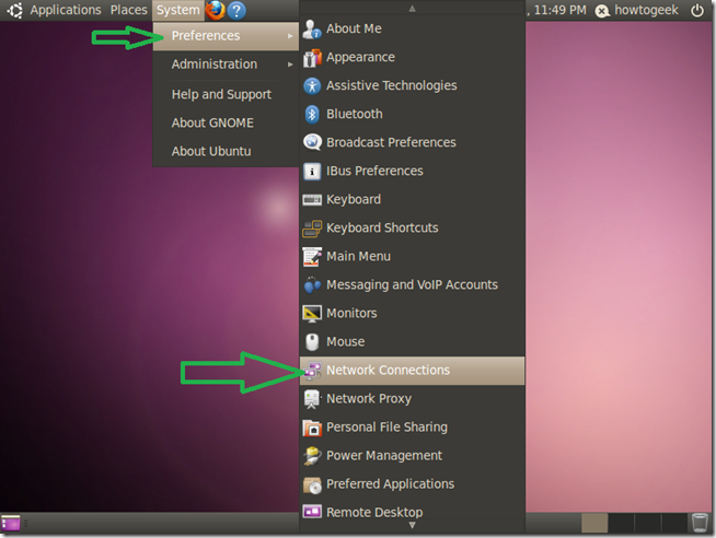 Иллюстрация: меню NetworkManager с VPN