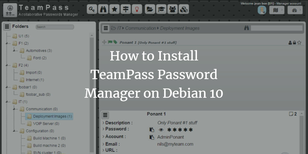 Установка TeamPass на Debian 10 с SSL