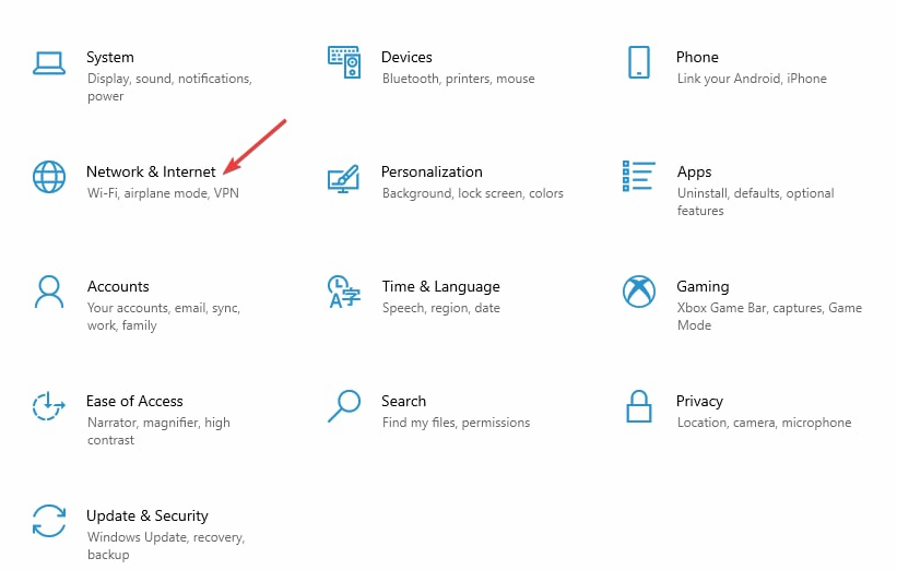 Настройка сети: Wi‑Fi