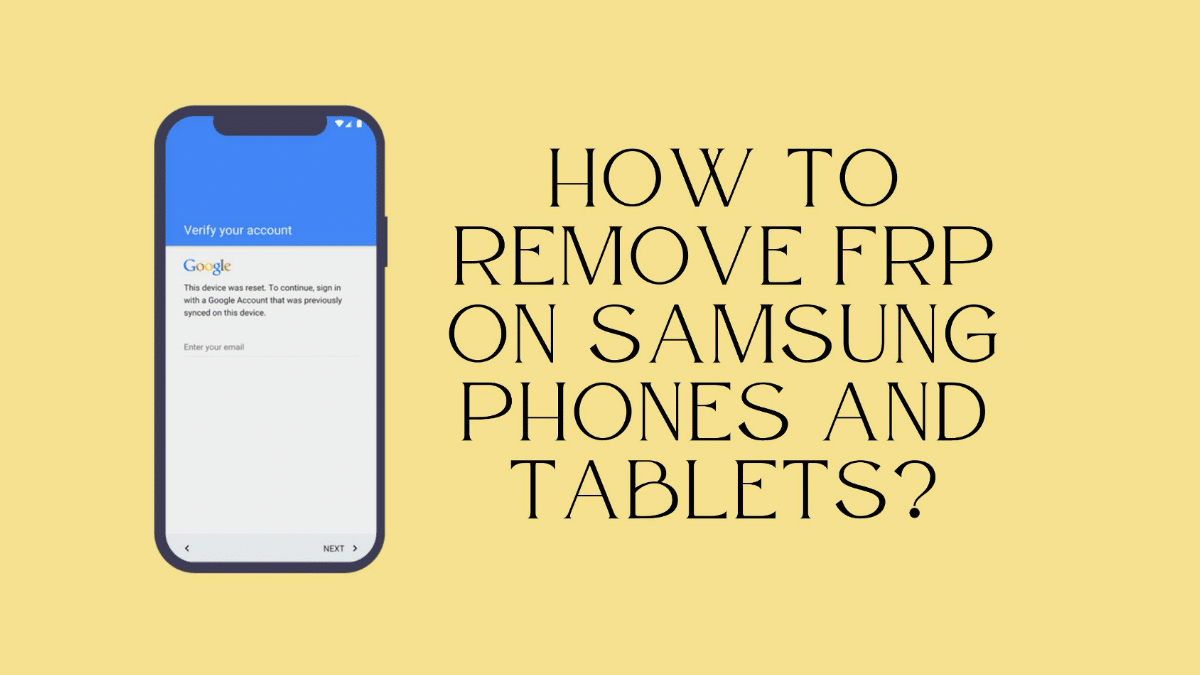 Как обойти Google FRP на Samsung