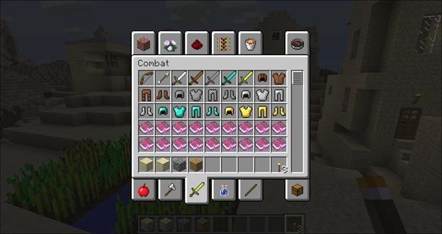 Стандартное боевое меню