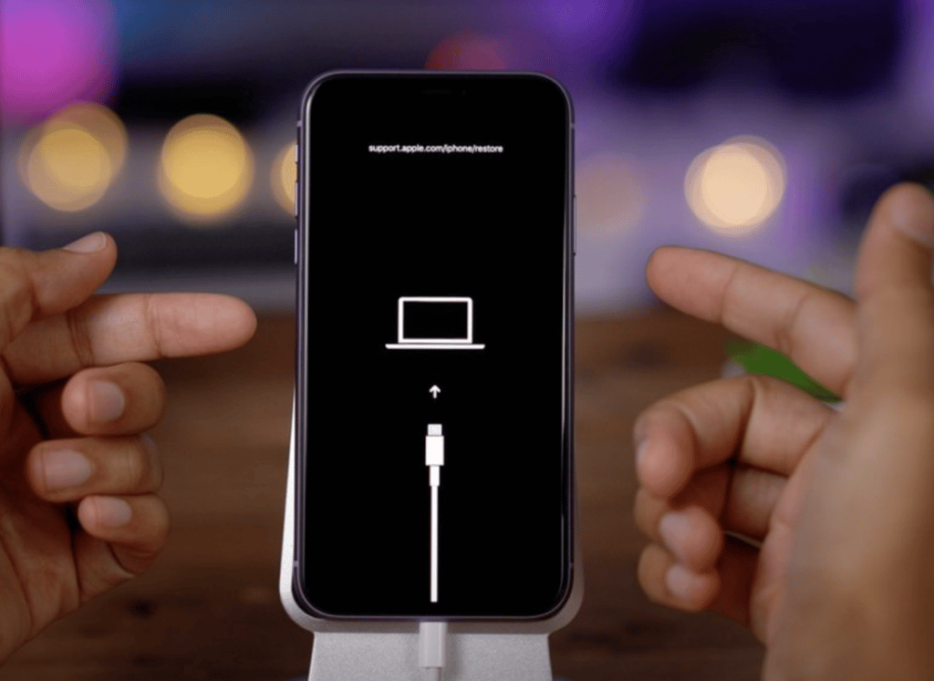 iPhone im Wiederherstellungsmodus
