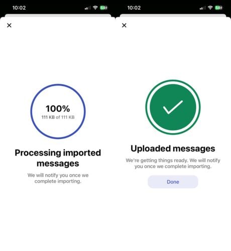 Импорт завершён — чат доступен в Arattai