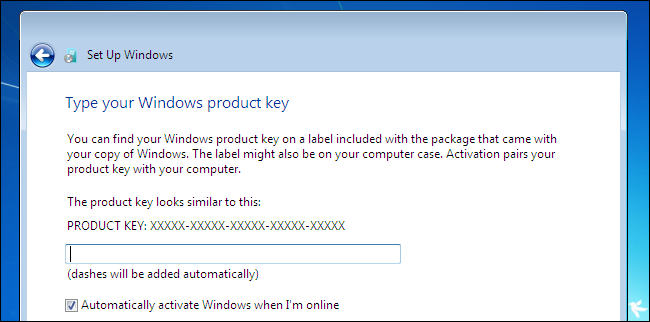 Процесс установки Windows 7 и активации по телефону