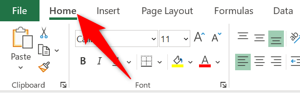 Вкладка «Главная», секция «Число».