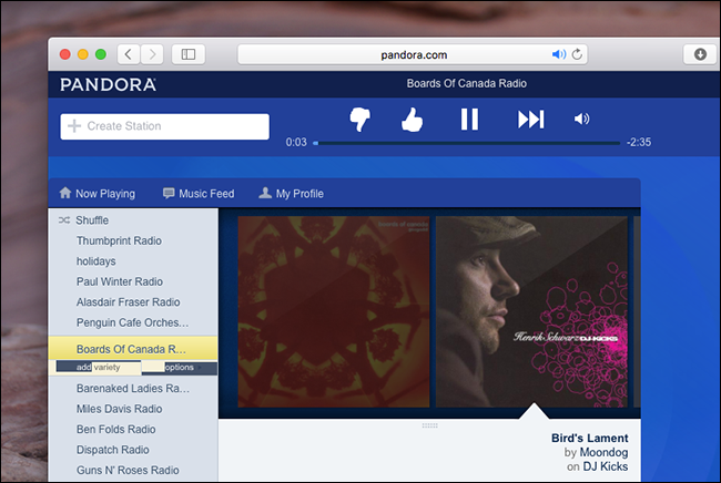 Pandora в Safari 10: воспроизведение работает после включения Flash
