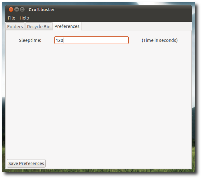 Вкладка с общими настройками и периодичностью запуска