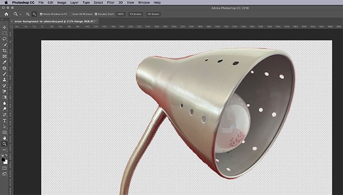 Remove Background in Photoshop Transparent Background