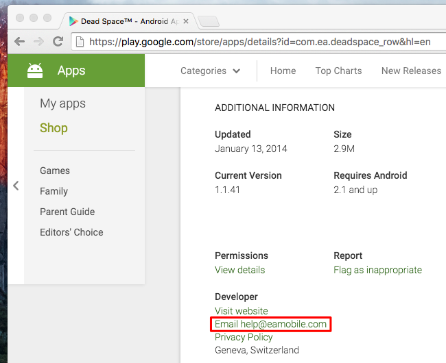 Форма обратной связи разработчику на странице