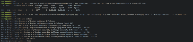 Добавлен репозиторий PostgreSQL