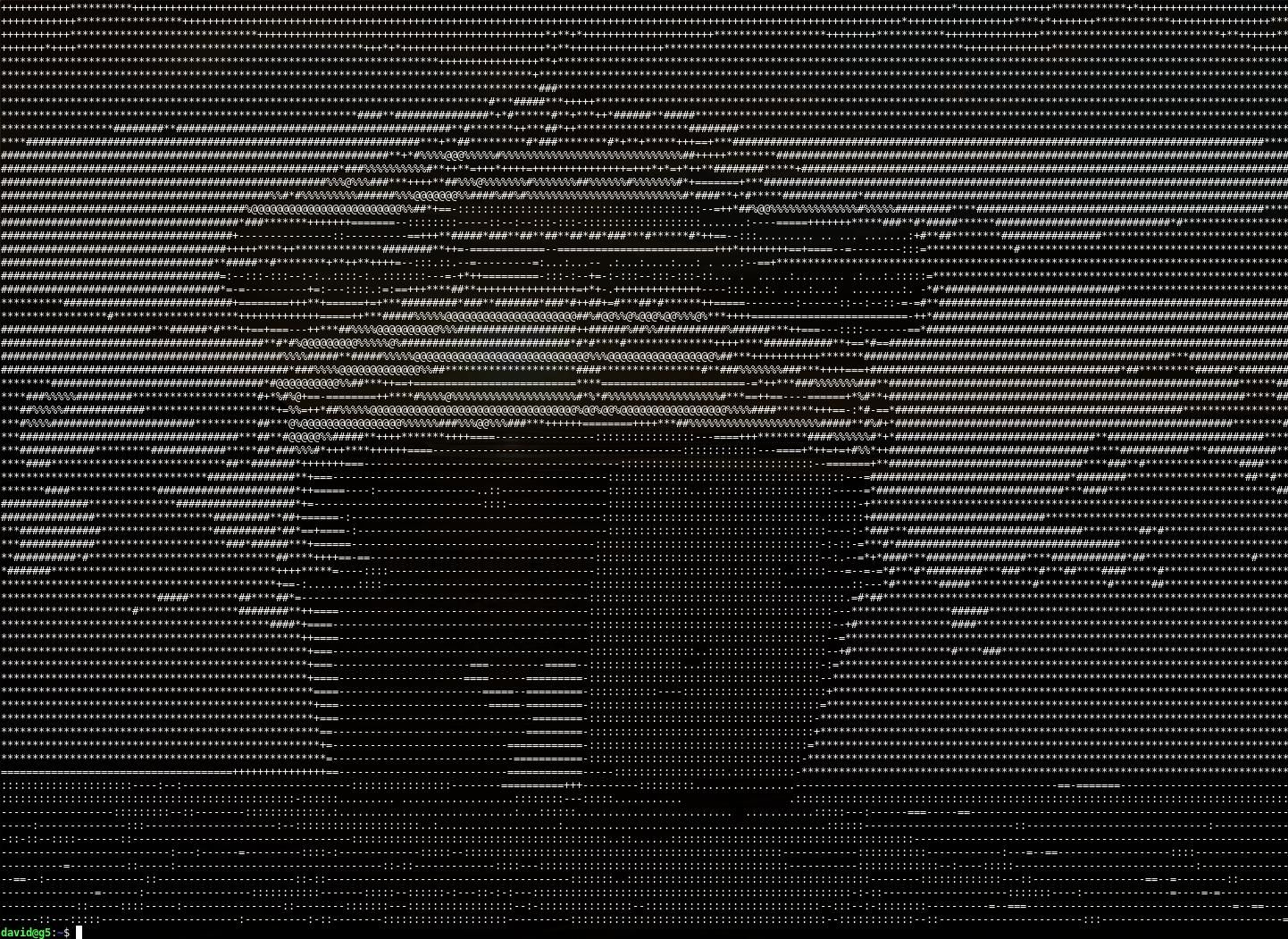 ASCII-изображение корабля