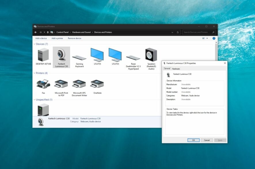 Смена камеры по умолчанию в Windows 10