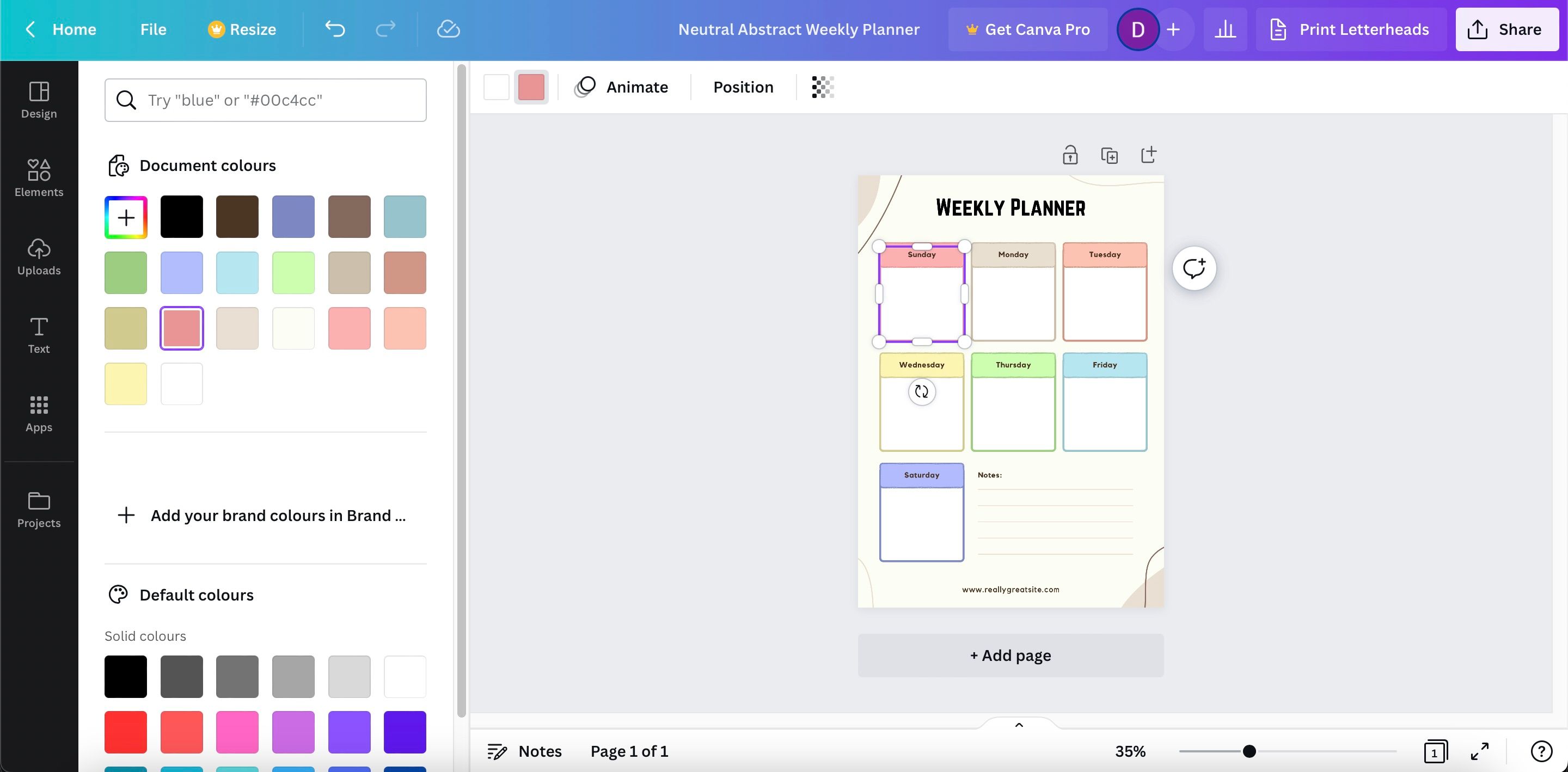 Выбор цвета для элемента в Canva — палитра и инструменты настройки