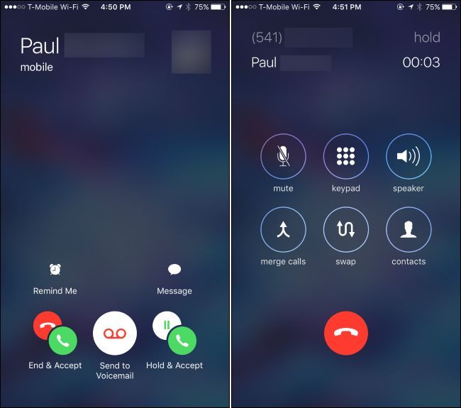 Экран участников конференц‑звонка на iPhone