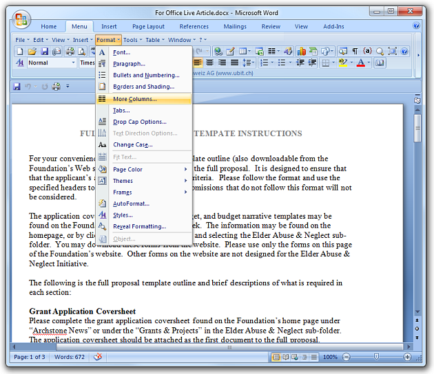 Вернуть старое меню в Office 2007 — UBitMenu