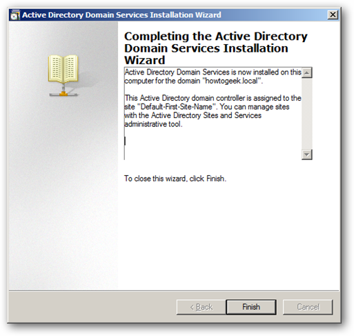 Требуется перезагрузка после установки AD DS