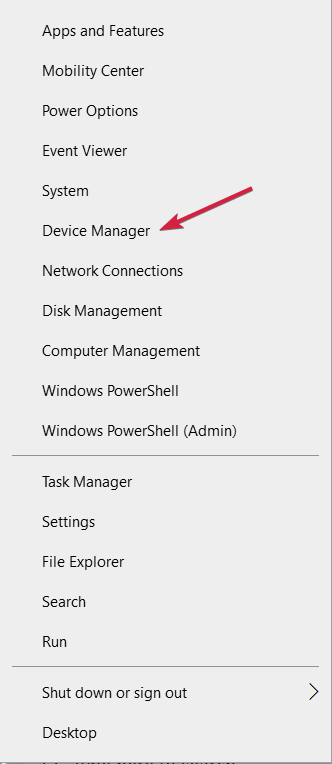 Контекстное меню Пуск в Windows — Device Manager