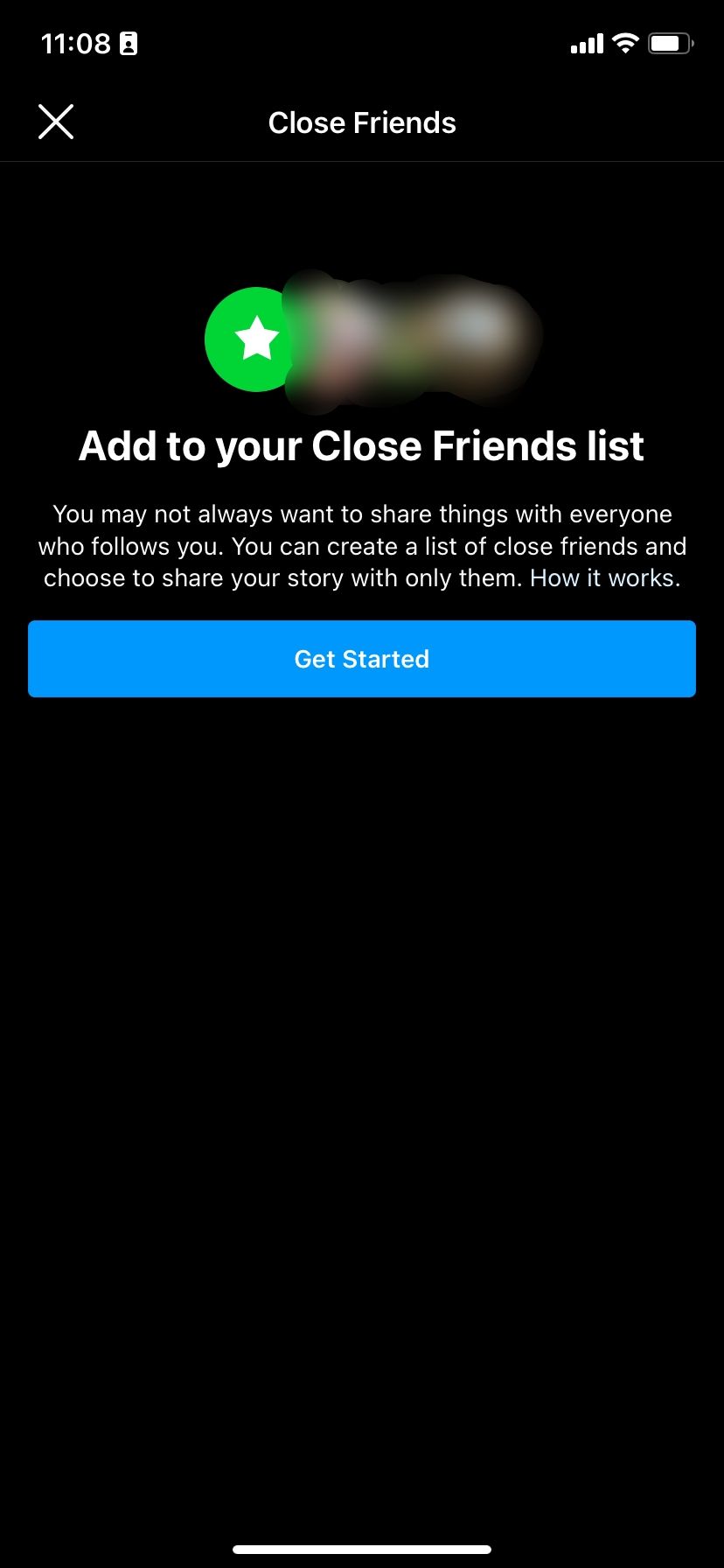 Настройка списка Близких друзей в Instagram