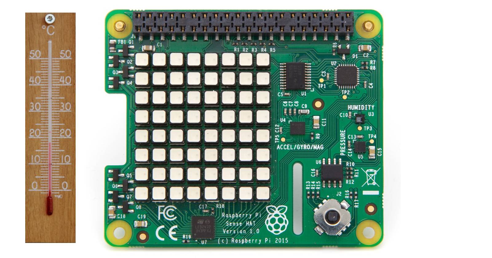 Измерение температуры с Raspberry Pi и Sense HAT