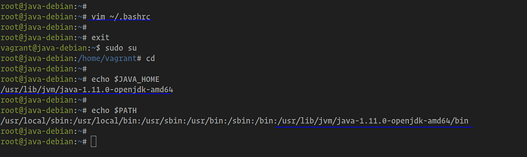Проверка переменной JAVA_HOME и PATH