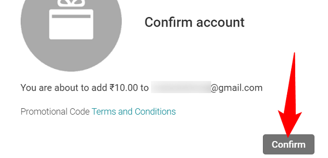 Подтвердите аккаунт и нажмите