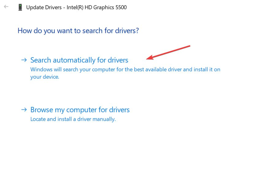 Поиск драйверов автоматически