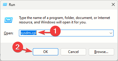 explorer_type sysdm.cpl and click OK. -bsod code 139