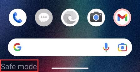 Безопасный режим включён