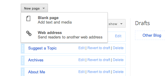 Вставка HTML-кода формы в страницу Blogger в режиме HTML