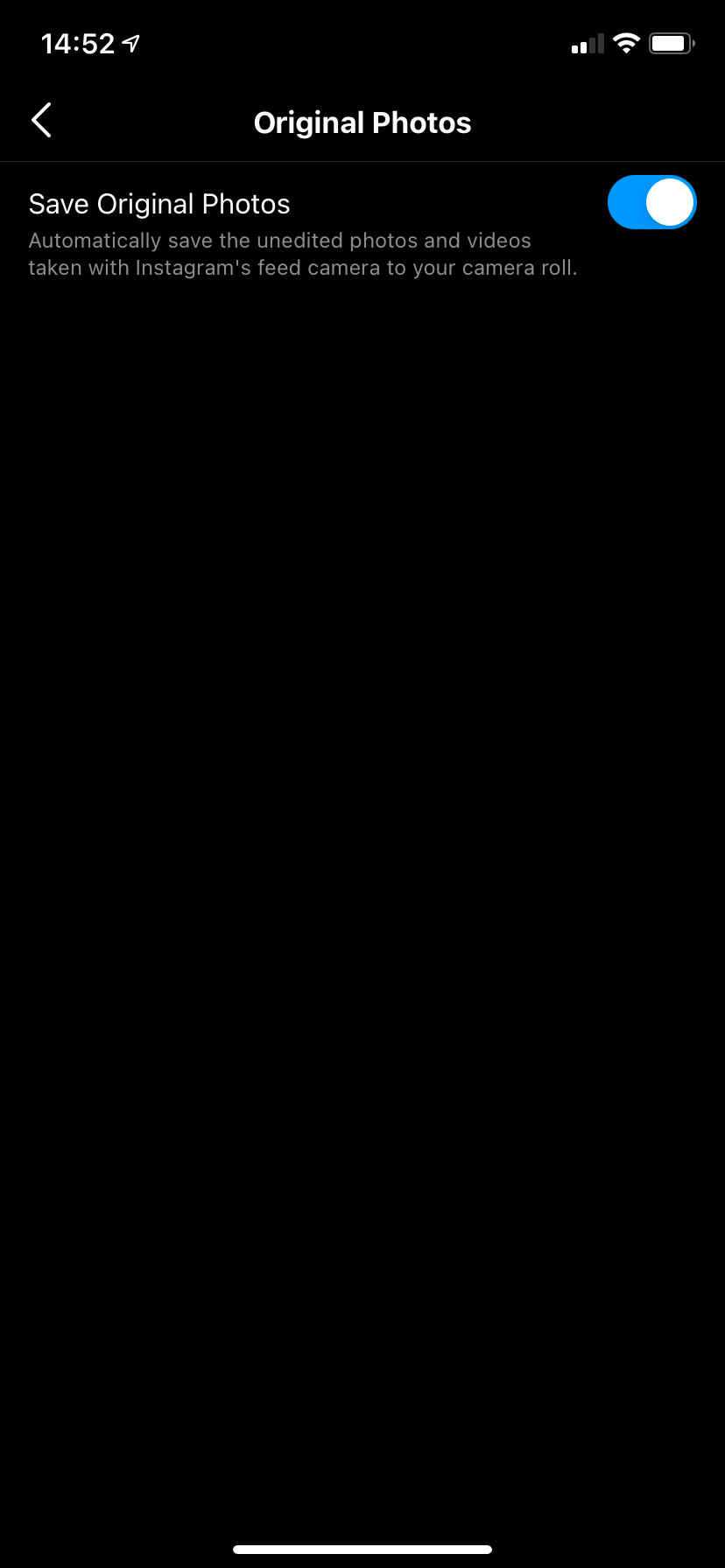 Instagram Save Original iPhone
