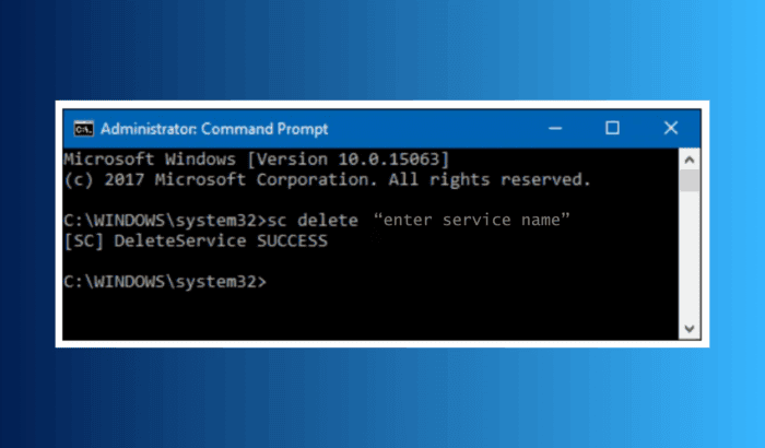 Windows Server: Dienste sicher löschen