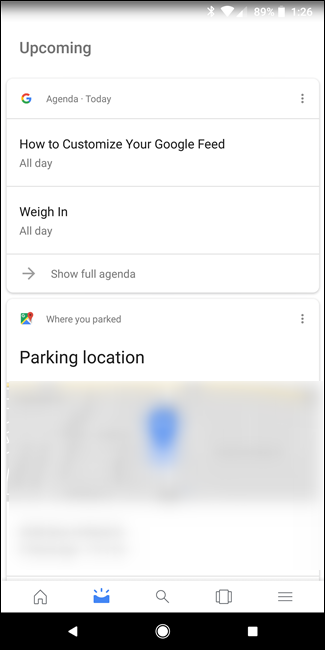 Персональные карточки: встречи, парковка и другая важная информация