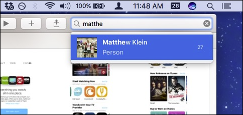 Результаты поиска по имени в Фото