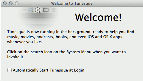 Tunesque — быстрый поиск в iTunes