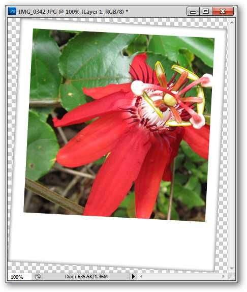 Поворот изображения на несколько градусов для эффекта наклона