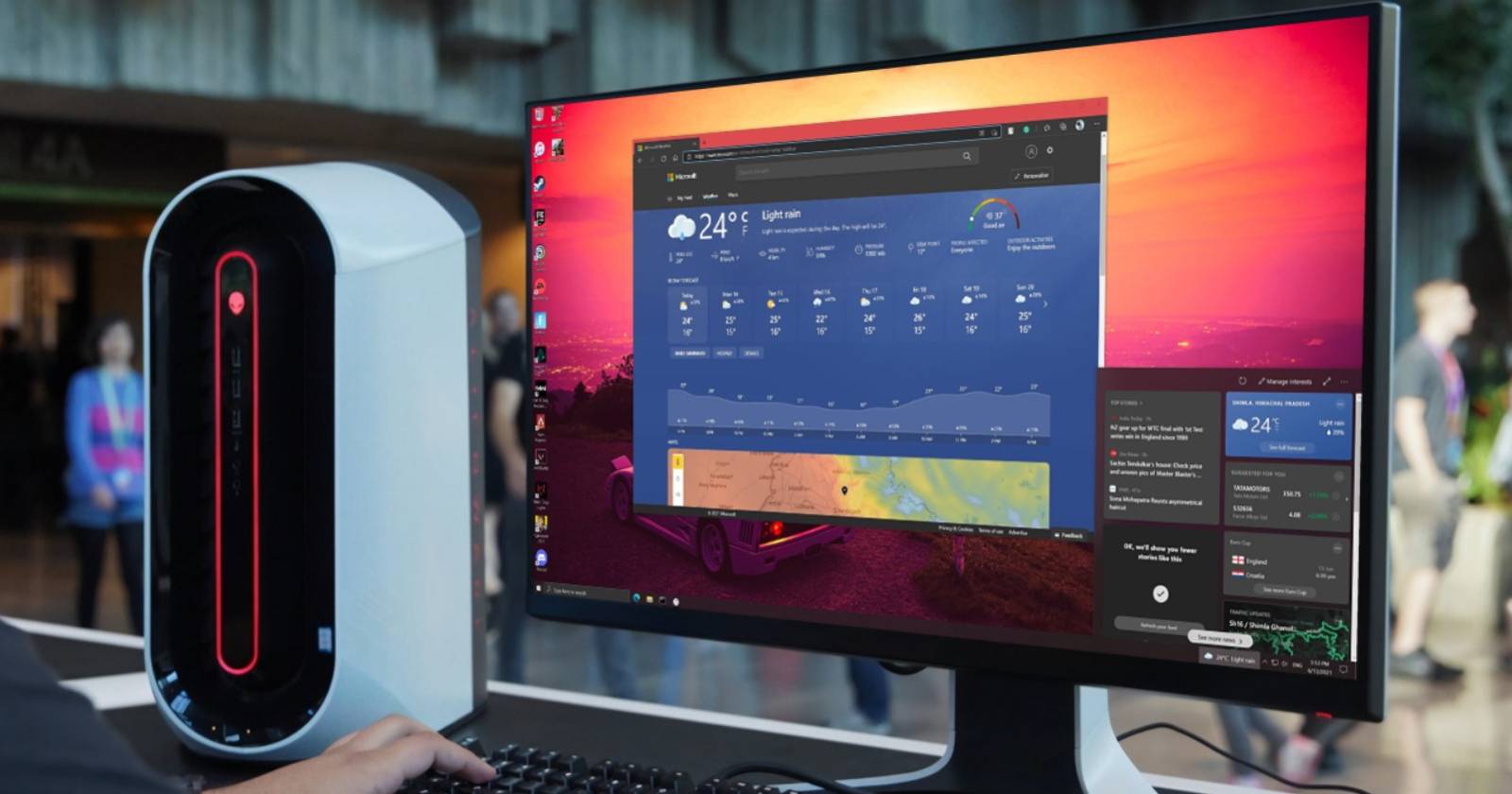 Отключить виджет Новости и интересы в Windows 10