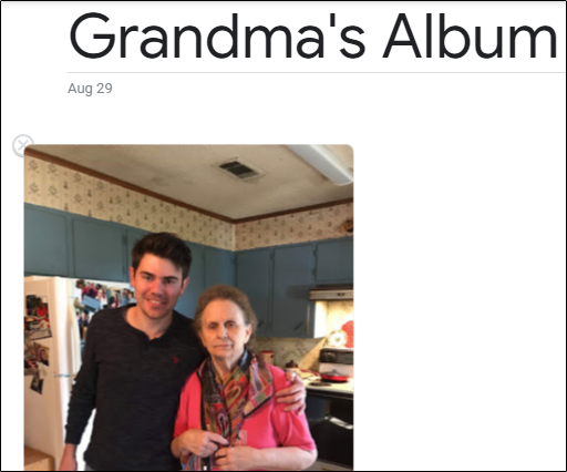 Carol King and her grandson