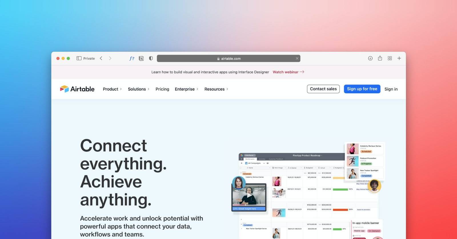 Airtable для управления проектами