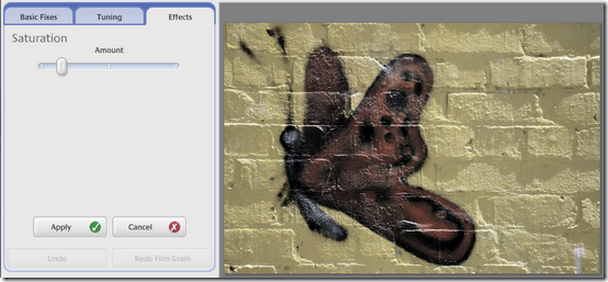 Ползунок насыщенности