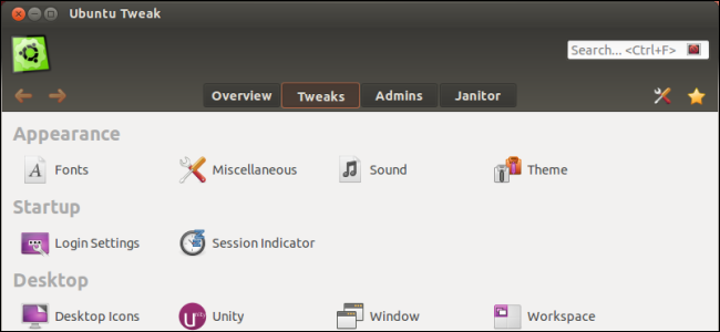 Настройка Ubuntu с Ubuntu Tweak