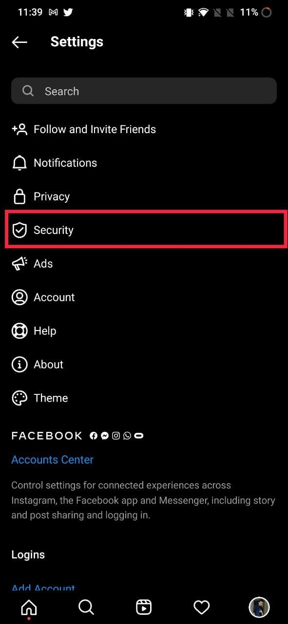 безопасность instagram