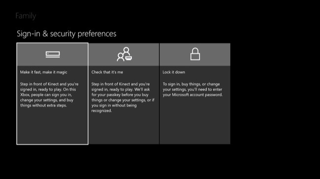 Дополнительные параметры учётной записи