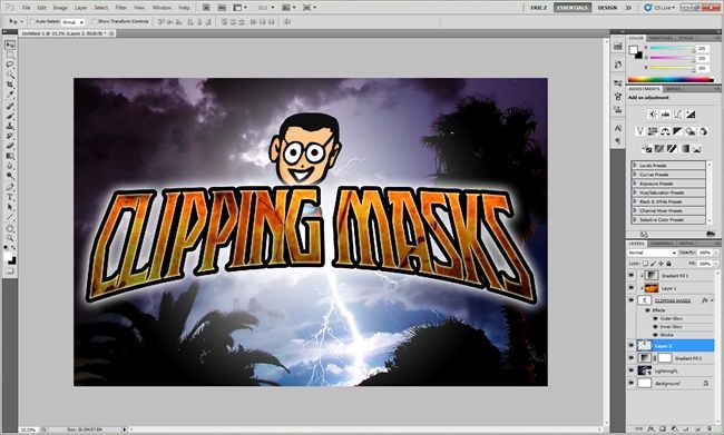 Обтравочные маски в Photoshop — быстро и просто