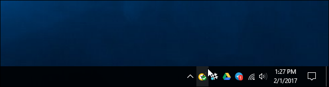 Значок Norton в области уведомлений Windows