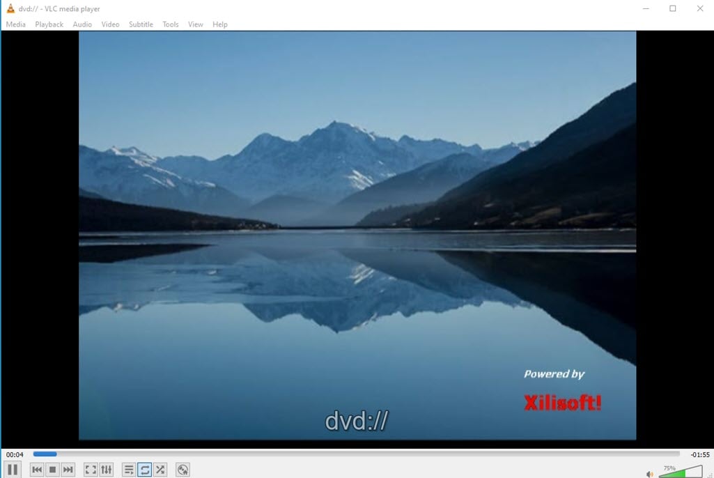Логотип VLC и интерфейс