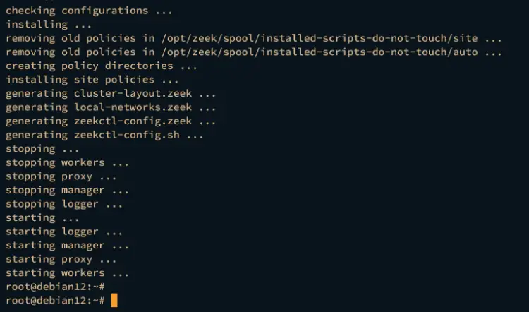 Повторный деплой Zeek для включения json-logs