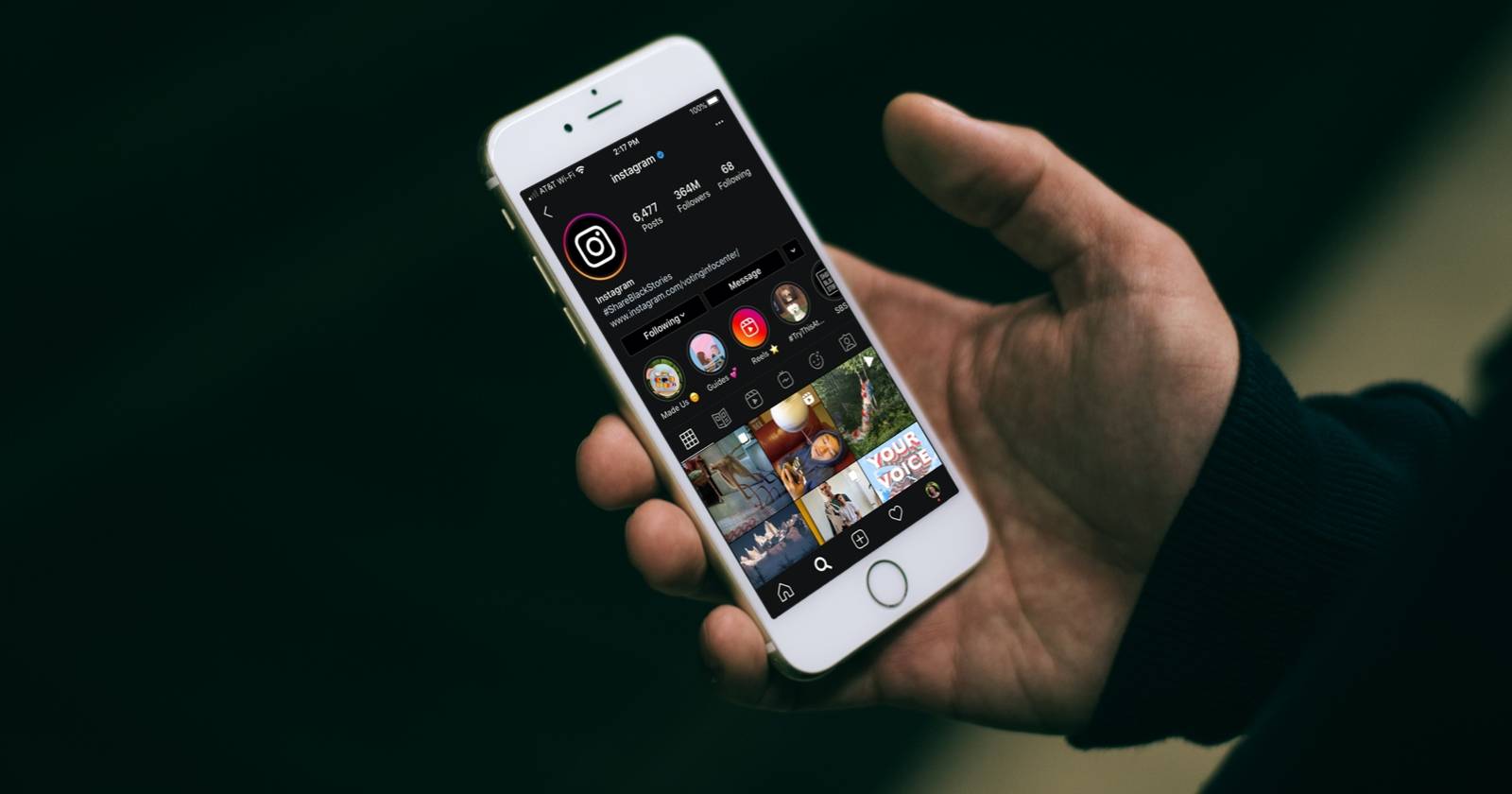 Как включить тёмную тему в Instagram на Android и iOS