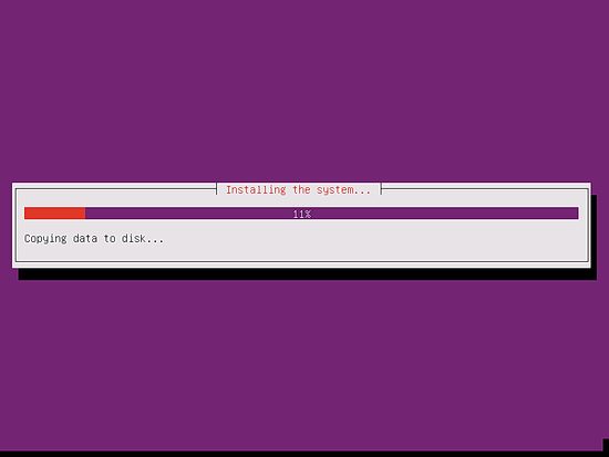 Установка базовой системы