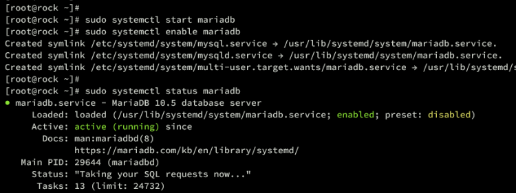 Проверка MariaDB